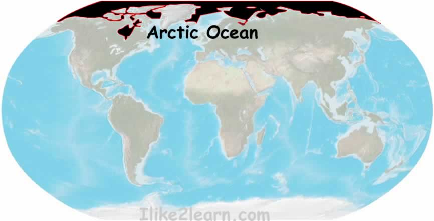 Arctic Ocean Map